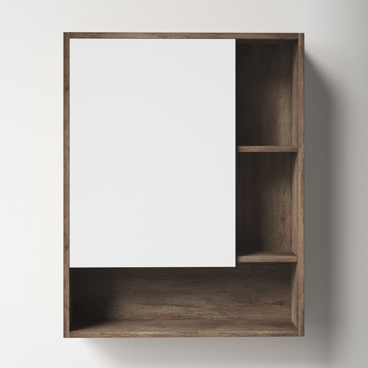 AllModern Jensen Surface Mount Framed Medicine with 4 Shelves